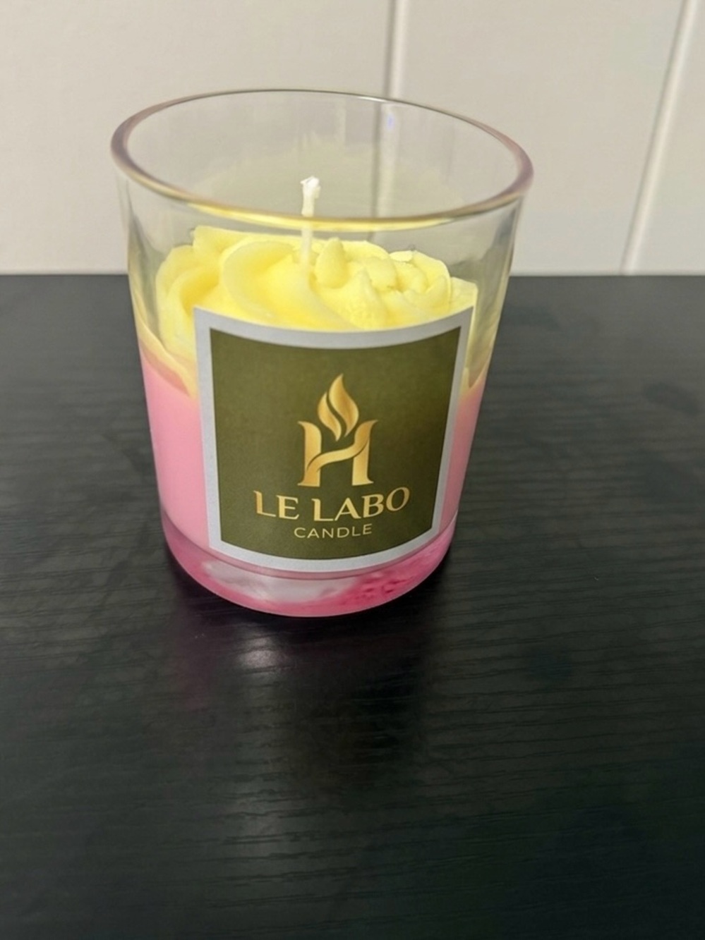 Le Labo Pink and Yellow Decorative Scented Candle